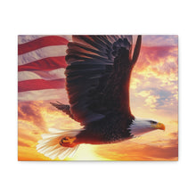Load image into Gallery viewer, Patriotic Eagle Canvas Wall Art
