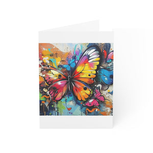 Vibrant Butterfly Greeting Cards - Set of 1, 10, 30, or 50pcs