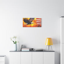 Load image into Gallery viewer, Patriotic Eagle Canvas Art - Inspirational Home Decor
