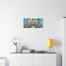 Load image into Gallery viewer, Rainbow Bridge Dog Canvas Artwork - Pet Lovers Home Decor
