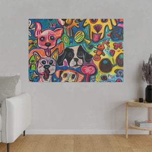 Dogs at play