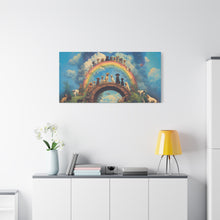 Load image into Gallery viewer, Rainbow Bridge Dog Canvas Artwork - Pet Lovers Home Decor
