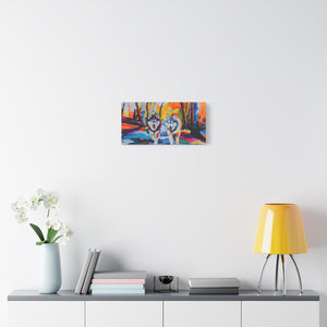 Husky Canvas Art