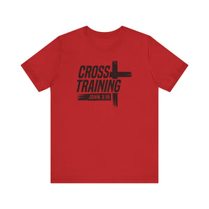 Faith Inspired Unisex Jersey Tee - 'Cross Training' with John 3:16