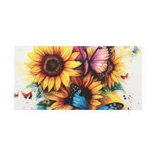 Load image into Gallery viewer, Vibrant Floral Canvas Wall Art, Butterfly Decor
