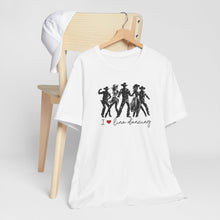 Load image into Gallery viewer, I ❤️ Live Dancing Unisex Jersey Tee – Perfect for Dance Lovers

