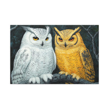 Load image into Gallery viewer, Owl Lovers Matte Canvas Print - Stretched Wall Art
