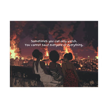 Load image into Gallery viewer, Inspirational Wall Art Canvas - "Sometimes You Can Only Watch" - Empowering Home Decor
