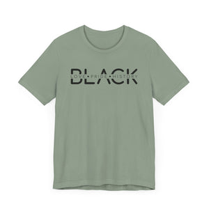 Unisex Jersey Tee - Black Love Pride History Shirt