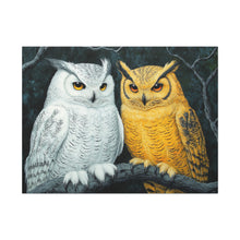 Load image into Gallery viewer, Owl Lovers Matte Canvas Print - Stretched Wall Art
