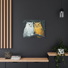 Load image into Gallery viewer, Owl Lovers Matte Canvas Print - Stretched Wall Art

