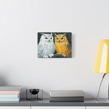 Load image into Gallery viewer, Owl Lovers Matte Canvas Print - Stretched Wall Art

