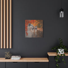 Load image into Gallery viewer, Husky Wall Art Canvas - Autumn Vibes Home Decor
