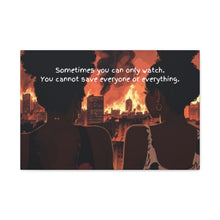Load image into Gallery viewer, Inspirational Canvas Art – "Sometimes You Can Only Watch"
