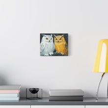 Load image into Gallery viewer, Owl Lovers Matte Canvas Print - Stretched Wall Art
