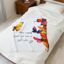 Load image into Gallery viewer, Butterfly Plush Blanket
