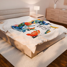 Load image into Gallery viewer, Butterfly Plush Blanket
