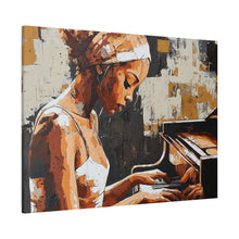 Load image into Gallery viewer, Artistic Piano Canvas, Wall Art, Music Lover Gift, Home Decor, Jazz Wall Art, Unique Artwork
