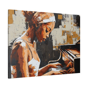 Artistic Piano Canvas, Wall Art, Music Lover Gift, Home Decor, Jazz Wall Art, Unique Artwork