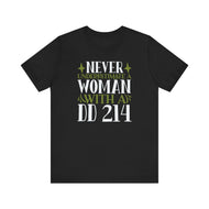 Never Underestimate A Woman Unisex Jersey Tee