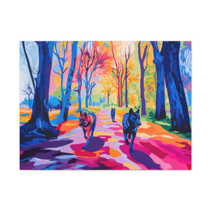 German Shepherd Canvas Art