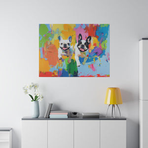 French Bulldog Canvas Art Print