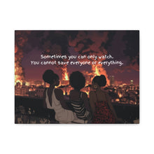 Load image into Gallery viewer, Inspirational Wall Art Canvas - "Sometimes You Can Only Watch" - Empowering Home Decor
