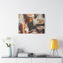Load image into Gallery viewer, Artistic Piano Canvas, Wall Art, Music Lover Gift, Home Decor, Jazz Wall Art, Unique Artwork
