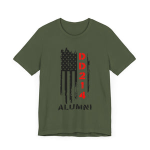 Patriotic Alumni Short Sleeve Tee - DD214 Design