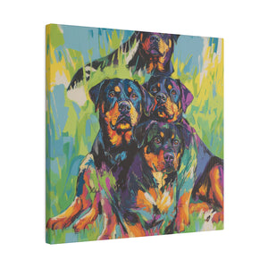 Rottweilers Canvas Art