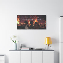 Load image into Gallery viewer, Inspirational Wall Art Canvas - "Sometimes You Can Only Watch" - Empowering Home Decor
