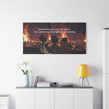 Load image into Gallery viewer, Inspirational Wall Art Canvas - "Sometimes You Can Only Watch" - Empowering Home Decor

