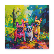 Load image into Gallery viewer, French Bulldog Canvas Art
