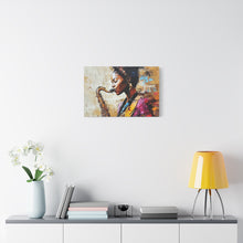 Load image into Gallery viewer, Saxophone Art Canvas, Elegant Wall Decor for Jazz Lovers, Music-Themed Home Decoration, Perfect Gift for Musicians, Unique Art Piece, [...]
