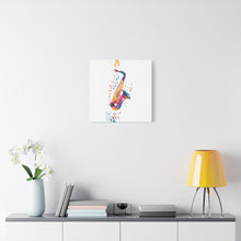 Load image into Gallery viewer, Vibrant Saxophone Canvas Wall Art - Perfect for Music Lovers
