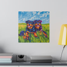 Load image into Gallery viewer, Rottweiler Canvas Art
