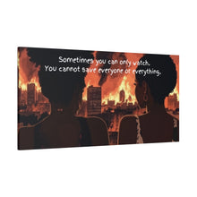 Load image into Gallery viewer, Inspirational Canvas Art – "Sometimes You Can Only Watch"
