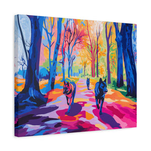 German Shepherd Canvas Art
