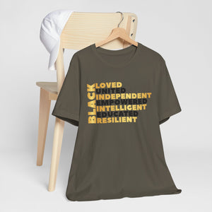 Empowered Black Pride Tee - Unisex Jersey Short Sleeve Shirt