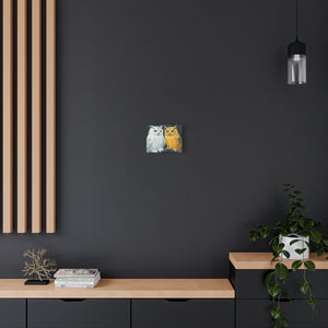 Owl Lovers Matte Canvas Print - Stretched Wall Art