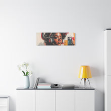 Load image into Gallery viewer, Urban Vibe Matte Canvas Print - Stylish Artwork for Music Lovers

