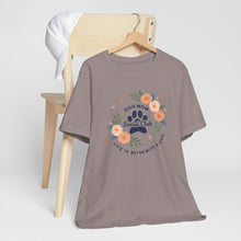 Load image into Gallery viewer, Dog Mom Social Club Tee - Life is Better with a Dog
