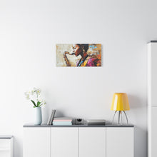 Load image into Gallery viewer, Saxophone Art Canvas, Elegant Wall Decor for Jazz Lovers, Music-Themed Home Decoration, Perfect Gift for Musicians, Unique Art Piece, [...]
