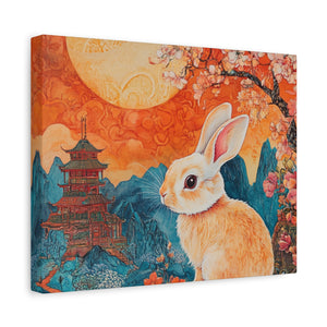 Lunar Year of the Rabbit - Canvas Art