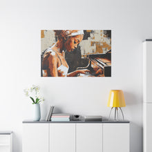 Load image into Gallery viewer, Artistic Piano Canvas, Wall Art, Music Lover Gift, Home Decor, Jazz Wall Art, Unique Artwork
