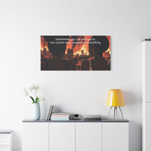 Load image into Gallery viewer, Inspirational Canvas Art – "Sometimes You Can Only Watch"
