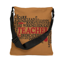 Load image into Gallery viewer, Adjustable Tote Bag (AOP) - Teacher

