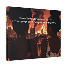 Load image into Gallery viewer, Inspirational Canvas Art – "Sometimes You Can Only Watch"
