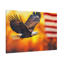 Load image into Gallery viewer, Patriotic Eagle Canvas Art - Inspirational Home Decor
