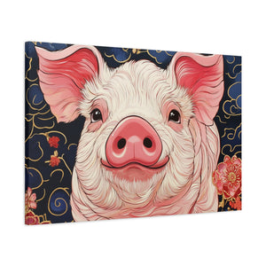 Lunar Year of the Pig - Matte Canvas
